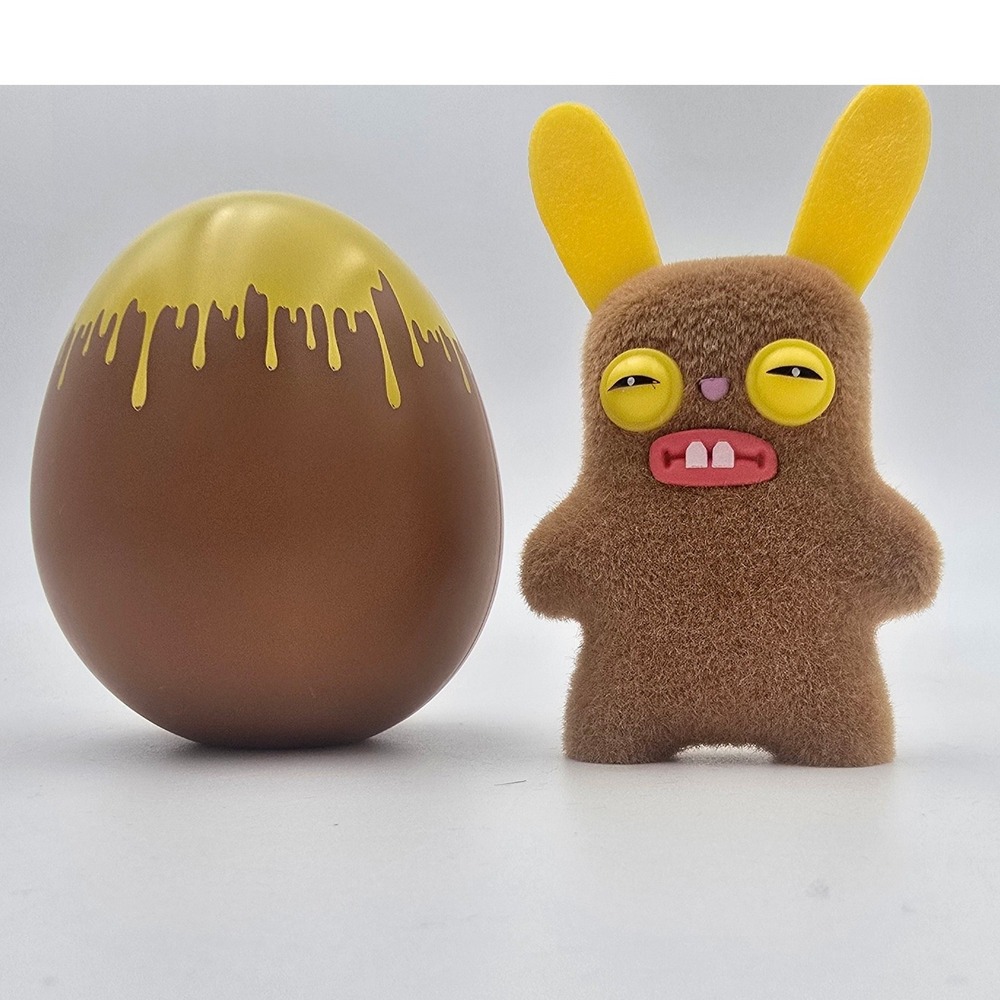 Fuggler Funny Ugly Monster Rabbitacular Edition‎ RARE Brown Furry Bunny